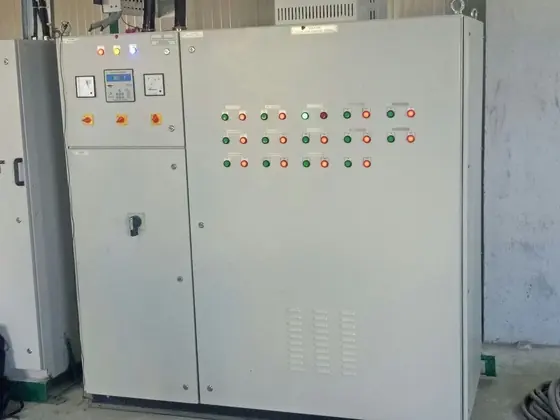 Large floor standing control panel