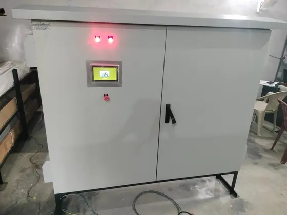 Outdoor type panel with small colour HMI screen